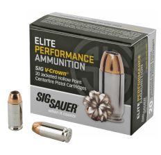 Sig Sauer Elite Performance V-Crown 40 S&W 180Gr JHP 20rd