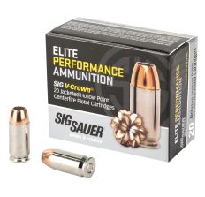 Sig Sauer Elite Performance V-Crown 45 ACP 200Gr JHP 20rd