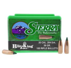 Sierra Bullets BlitzKing 20 Caliber 39Gr Ballistic Tip 100ct