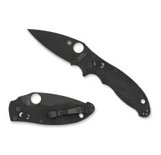 SPYDERCO MANIX 2 BLACK BLADE 3.375" KNIFE