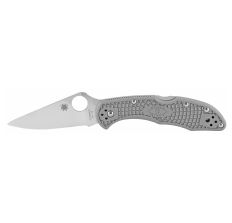 SPYDERCO DELICA4 FFG PLAINEDGE GREY KIFE