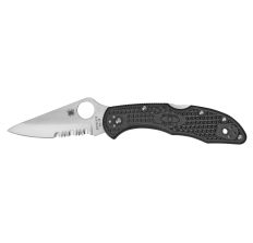 SPYDERCO DELICA4 NYLON PLAIN/SPYDER KNIFE