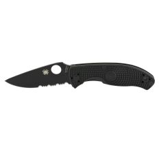 SPYDERCO TENACIOUS LTWGHT 3.39" BLK KNIFE