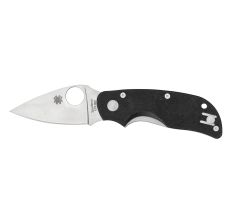 SPYDERCO CAT BLACK G-10 PLAINEDGE KNIFE