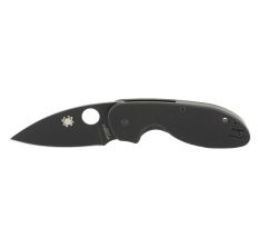 SPYDERCO EFFICIENT G-10 BLACK PLAIN KNIFE