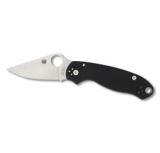 SPYDERCO PARA 3 G10 BLK PLAINEDGE KNIFE