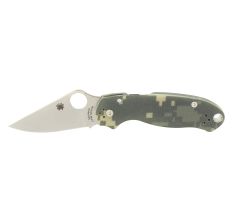 SPYDERCO PARA3 G10 CAMO PLAINEDGE KNIFE