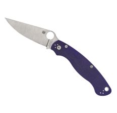 SPYDERCO MILITARY 2 CPM S110V DRK BLUE KNIFE