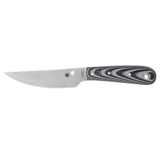 SPYDERCO BOW RIVER G-10 BLK/WHITE KNIFE