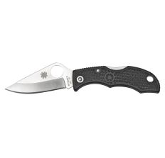 SPYDERCO LADYBUG3 BLACK FRN PLAIN KNIFE