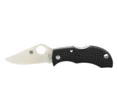 SPYDERCO MANBUG BLACK FRN PLAIN KNIFE