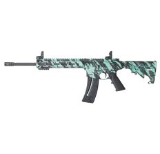 Smith & Wesson M&P15-22 AR 22 LR 16.5" 25rd Robin's Egg Blue Platinum Camo