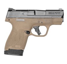 SMITH & WESSON SHIELD PLS 9MM 3.1" 13RD FDE/BLK