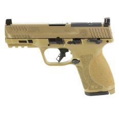 SMITH & WESSON M&P M2.0 9MM 4" 10RD SAFETY OPTICS READY FDE