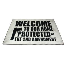 TekMat Door Mat 2nd Amendment 25"x42" Black