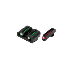 Truglo Brite-Site Fiber Optic Low Sight Fits Glock 17/19 Green