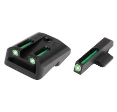 Truglo Brite-Site Tritium/Fiber Optic Sight 1911 Government Green