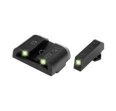 Truglo Brite-Site Tritium Low Sight Fits Glock 17/19 Green