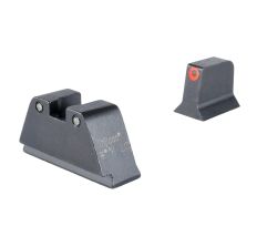 TRIJICON SUPPRESSOR NIGHT SIGHTS SET GREEN GLOCK 17 OF/BR