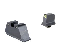 TRIJICON SUPPRESSOR NIGHT SIGHTS SET GREEN GLOCK 17 YF/BR