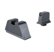 TRIJICON SUPPRESSOR NIGHT SIGHTS SET GREEN GLOCK 17 BF/MR