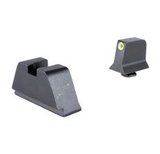 TRIJICON SUPPRESSOR NIGHT SIGHTS SET GREEN GLOCK 17 YF/MR