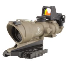 TRIJICON ACOG 4X32 GREEN CHEVRON 223 RMR DE