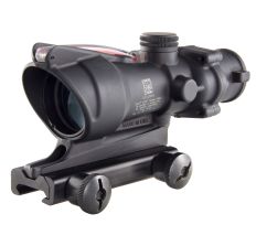 TRIJICON ACOG 4X32 W RED CHEVRON FLAT TOP