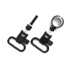 Uncle Mike's QD 115 CF 1" Swivel Win & Mar Lvr Black