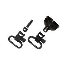 Uncle Mike's QD Mag Cap & Wood Screw 1" Swivel Rem 870 Exp Black