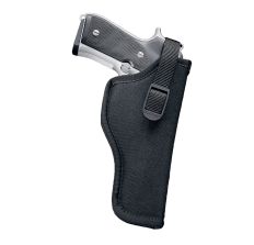 Uncle Mike's Hip Holster 7.5" Large Revolver RH Black