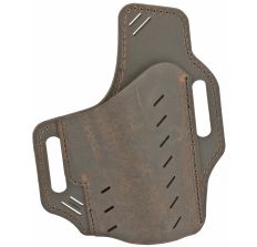 Versacarry Guardian Belt Holster 4" Most Double Stacked Pistols RH Brown