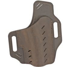 Versacarry Guardian Belt Holster 4" Glock 43 & Springfield XDS-3.3 RH Brown