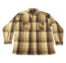 Vertx Last Line Flannel 2XL Long Sleeve Shirt Tan