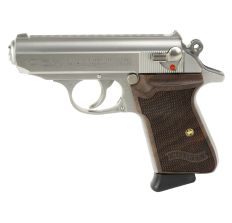 WALTHER PPK/S 380ACP 3.3" 7RD STAINLESS WALNUT