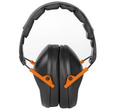 WALKER'S PRO FOLDING EARMUFF BLACK/ORANGE