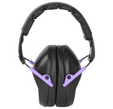 WALKER'S PRO FOLDING EARMUFF BLACK/PURPLE