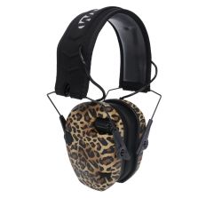 WALKER'S RAZOR SLIM EARMUFF LEOPARD