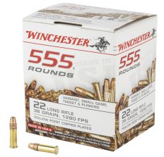 Winchester Ammunition Rimfire 22 LR 36Gr Hollow Point 555rd