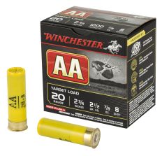 Winchester Ammunition AA Target 20Ga 2.75" #8 Shotshell 25rd