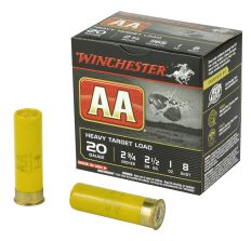 Winchester Ammunition AA Heavy Target 20Ga 2.75" #8 Shotshell 2 1/2 Dram 25rd