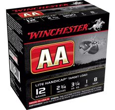 Winchester Ammunition AA Lite Handicap 12Ga 2.75" #8 Shotshell 25rd