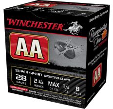 Winchester Ammunition AA 28Ga 2.75" #8 Shotshell 25rd