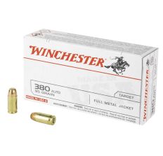 Winchester Ammunition USA 380 ACP 95Gr FMJ 50rd