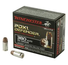 Winchester Ammunition PDX1 Defender 380 ACP 95Gr JHP 20rd