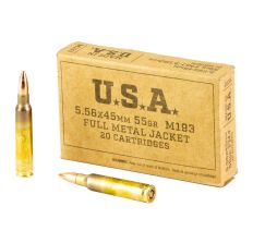 Winchester Ammunition M193 556NATO 55Gr FMJ 20rd