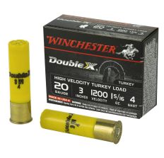 Winchester Ammunition Double X Turkey 20Ga 3" #4 Shotshell 10rd