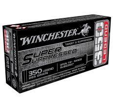 Winchester Ammunition Super Suppressed 350 Legend 260Gr Open Tip 20rd