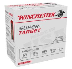 Winchester Ammunition Super Target 12Ga 2.75" #7.5 1oz 25rd