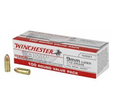 Winchester Ammunition USA 9MM 115Gr FMJ 100rd